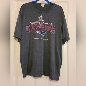 NFL Team Apparel New England Patriots Superbowl LI Champions T-shirt sz XL